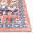 Wyneken Cotton/Chenille Machine Washable Southwestern Rug in Rust/Navy-1062962737