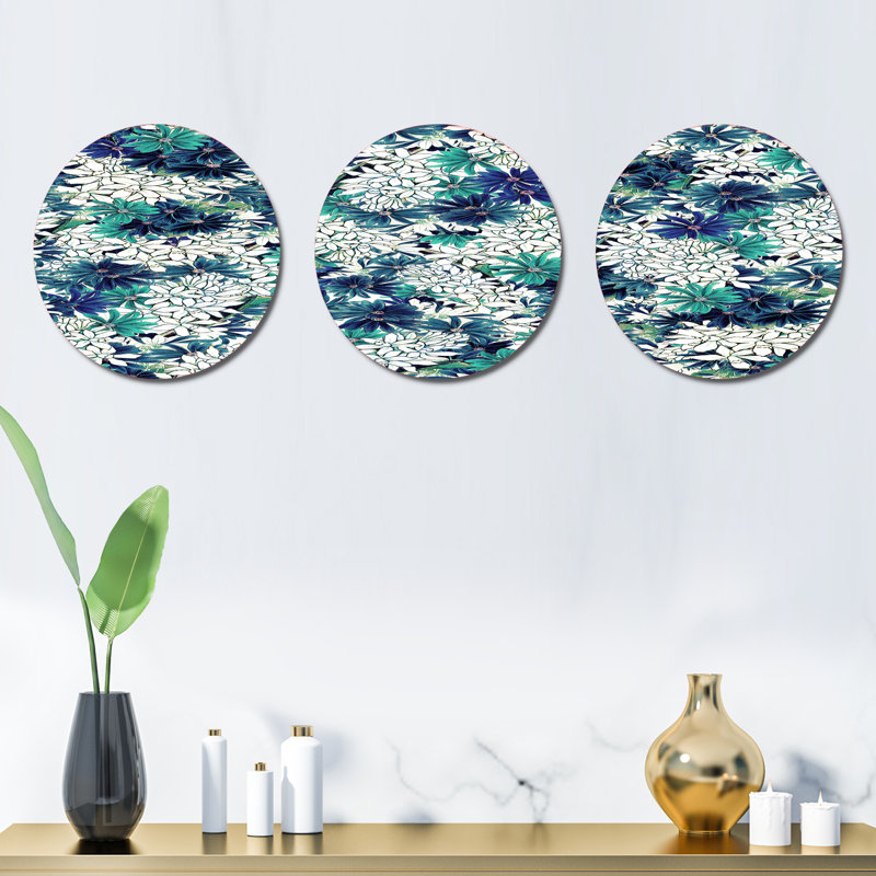 Plants & Flowers Wall Decor on Metal