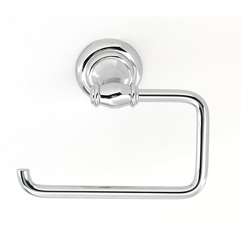 Charlies Wall Mounted Toilet Paper Holder, Polished Chrome