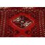 Tapis de zone en laine de chemin de bokhara 1 pi 11 po x 6 pi 5 po one-of-kind main-noué la new age