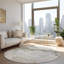 Alfonzo Machine-Washable Stain Resistant Abstract Area Rug-1145386699