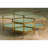 Hexagon Table-Gold Leaf-Tall