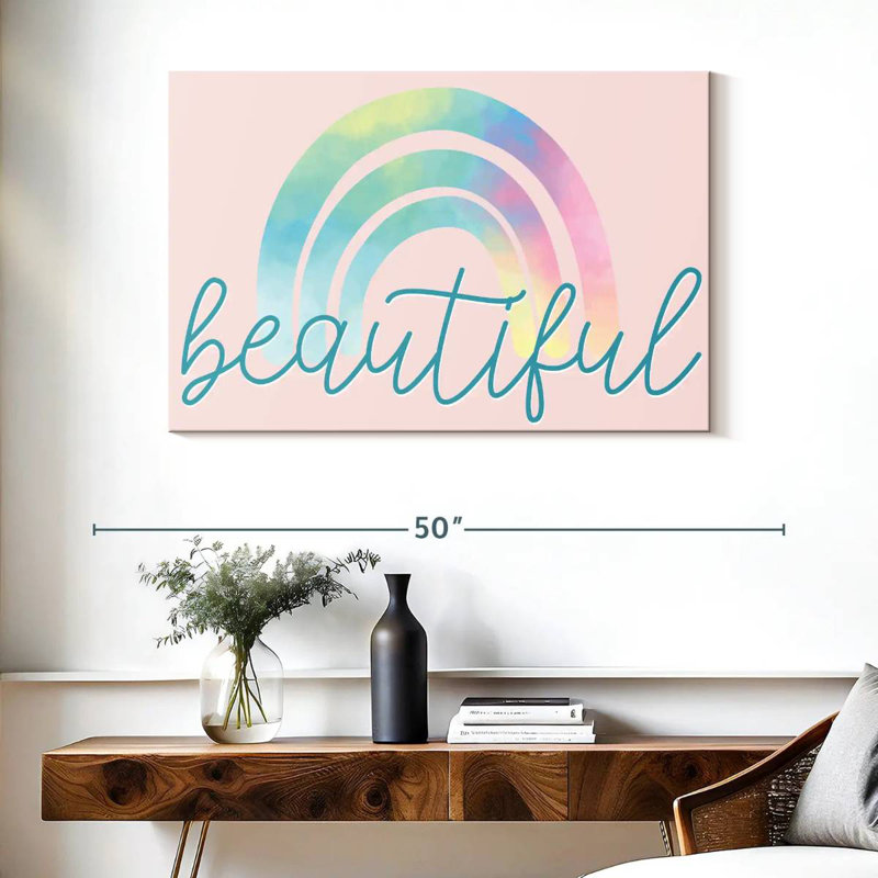 Ashelle magnifique arc-en-ciel, H 26 po x l 39 po