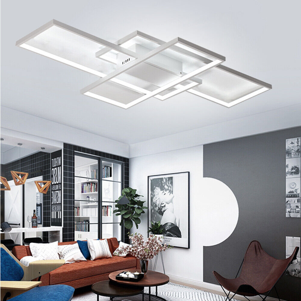 Orren Ellis LED Ceiling Light Acrylic Chandelier Ceiling Lamp Fixture 80W  without Controller  Reviews Wayfair