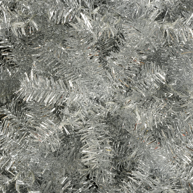 Arbre de Noël artificiel pré-éclairé, arbre complet articulé avec support en métal, 400 branches, 150 lumières DEL, 11 modes d'éclairage