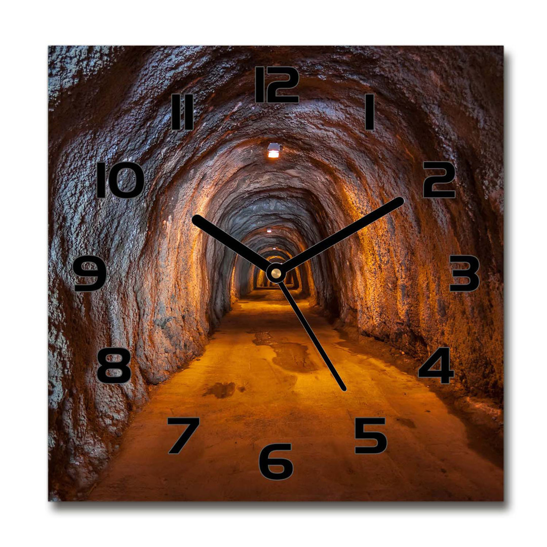 Analoge Wanduhr Jianne Underground Tunnel 60 cm Geräuschlos