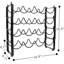 Caely Wine Bottle Rack Black
