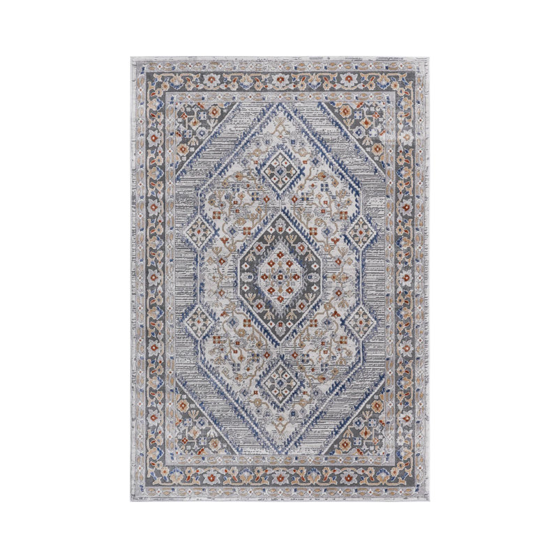 Lint-free, stylish, stain-resistant area rug, Rectangle 6'7" x 7'9"