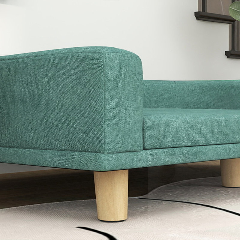 Pet Sofa Bed With Washable Cushion, Green