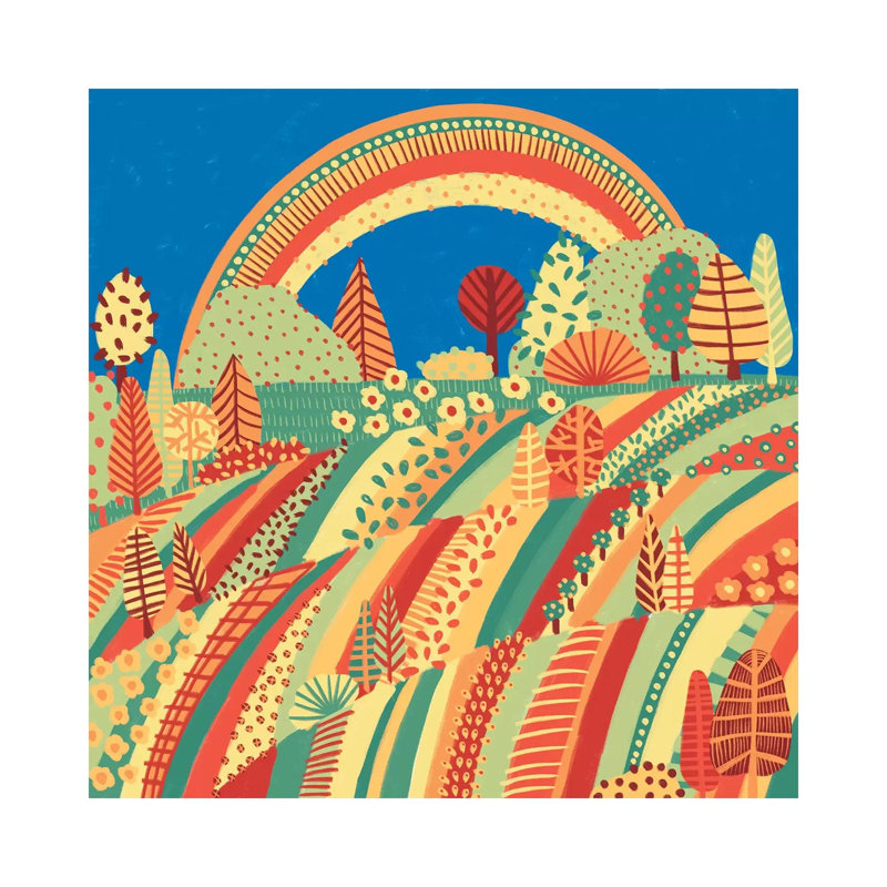 Fairy Tale Landscape II by Alisa Galitsyna - Wrapped Canvas Print, 30.48 cm H x 30.48 cm W