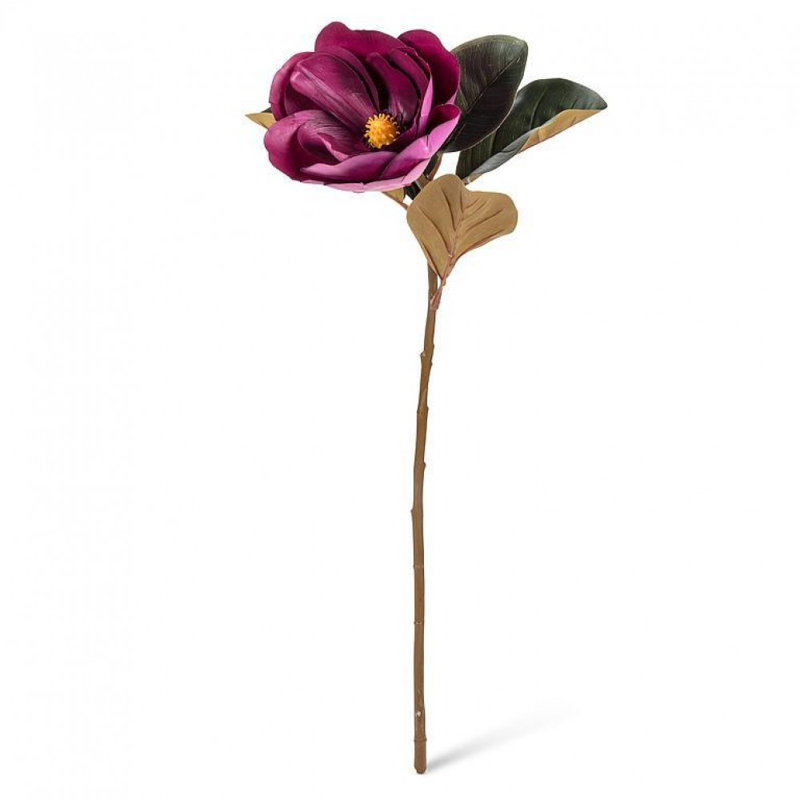 Grande fleur artificielle Magnolia, Mauve