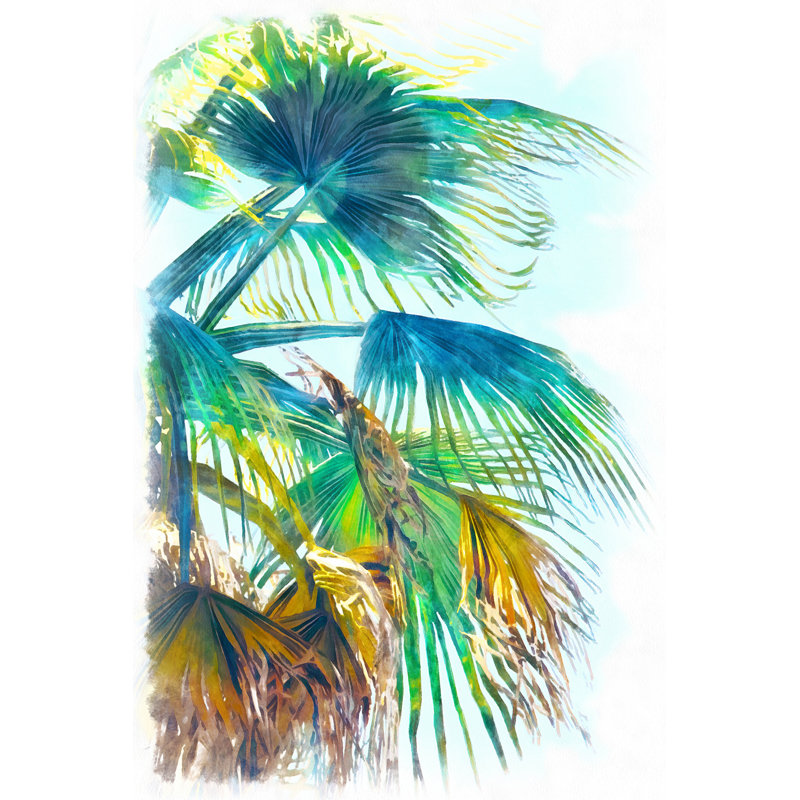 Lueur tropicale I, H 18 po x l 12 po