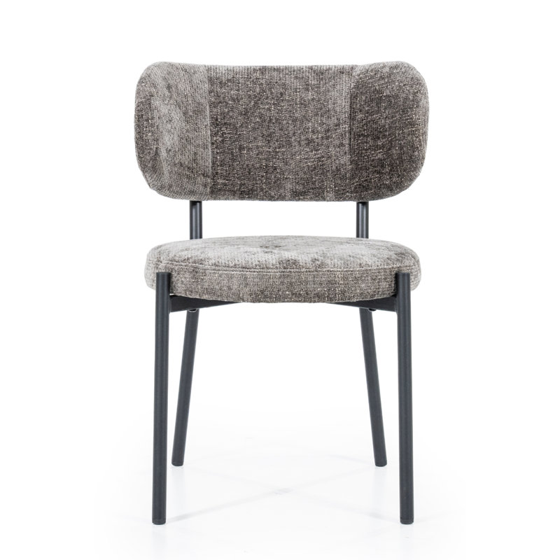 Chaise d'appoint en tissu Oasis, Brun