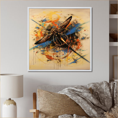" Expressive Paintign Of Dragonfly I "