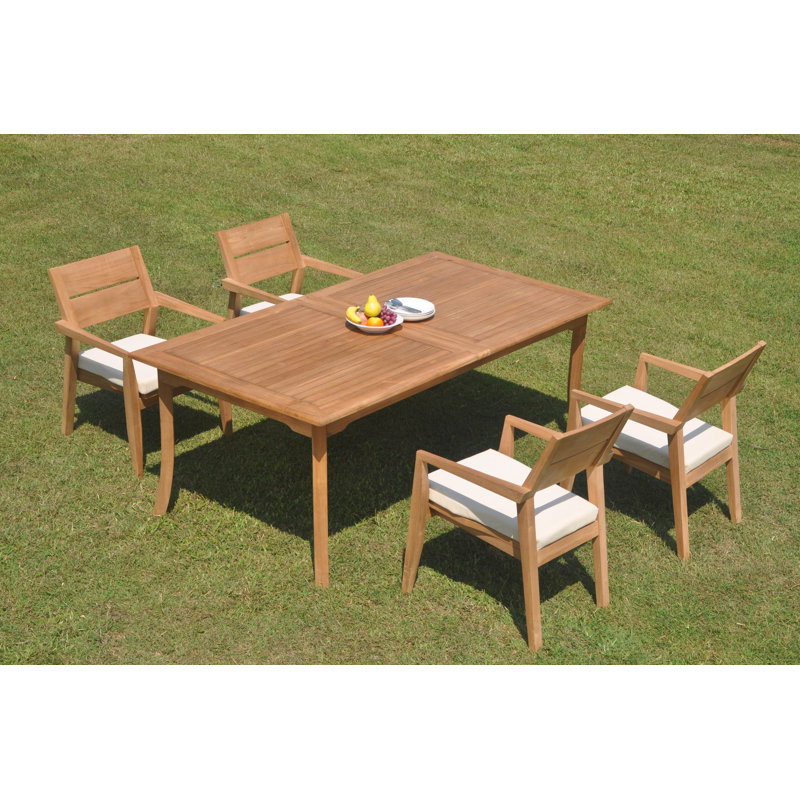 Ensemble de salle à manger Maston, 4, H 30,5 po x l 82 po x P 40 po