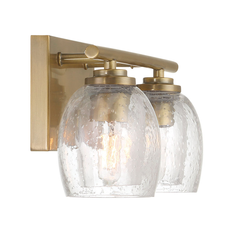 Coiffeuse Glint, H 6,75 po x l 15,5 po x P 5,75 po, Deux lumières, 120 W