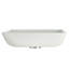 ANZZI 15.8'' White Glass Square Bathroom Sink