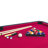 6-Ft Pool Table With Table Tennis Top - Black With Red Felt-103301773