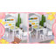 Ensemble de table de jeu et de chaises pour enfants 4 pièces Asdsit