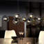 LED pendant light 8-light E27 glass design height-adjustable chandelier Lailah 105cm-1010069271
