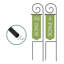 Ensemble de 2 bergers à crochets - Crochets à bergers pour poteaux, lanternes ou décoration de mariage - Crochets à bergers en métal pour plantes suspendues ou support à colibris par Pure Garden-116617275