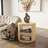 Fitzroy - Modern Natural Acacia End Table