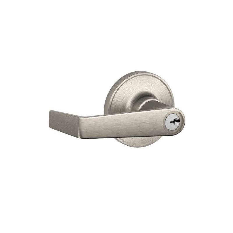 Marin Lever Keyed Entry Lock, Satin Nickel, Keyed