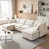 Beige + 2 repose-pieds est en rupture de stock