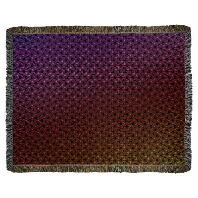 Couverture tissée hexagonale Katelyn Elizabeth