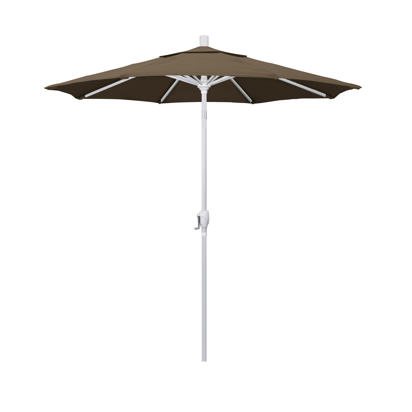 90'' Outdoor Umbrella, White, Canvas Terracotta Sunbrella® Canvas, Sunbrella®