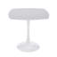 Ensemble de salle à manger 1 + 4,5 pièces, table de salle à manger à pieds en métal de style Mid-Century - 6 personnes avec plateau en panneau de fibres à densité moyenne, table de salle à manger à piédestal