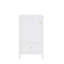 Meuble-lavabo autoportant de 20 po avec lavabo, armoire avec porte à fermeture douce, support de rangement et tiroir