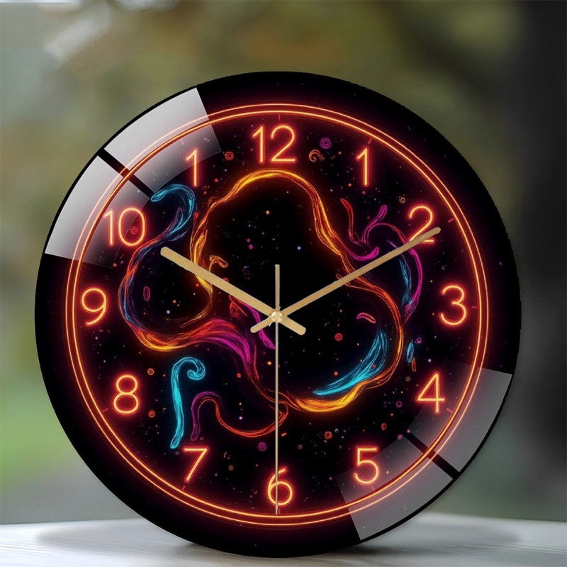 Horloge murale 12 po Neon