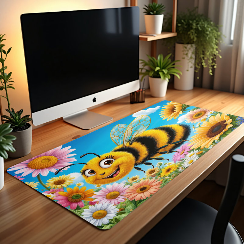 Polyester Desk Pad, 14.4x12.1