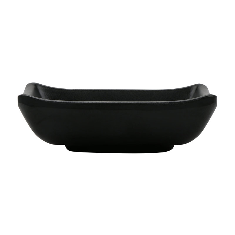 GET SD-3828-BK Plat à sauce en mélamine / ramequin, 2 onces, noir (ensemble de 12)
