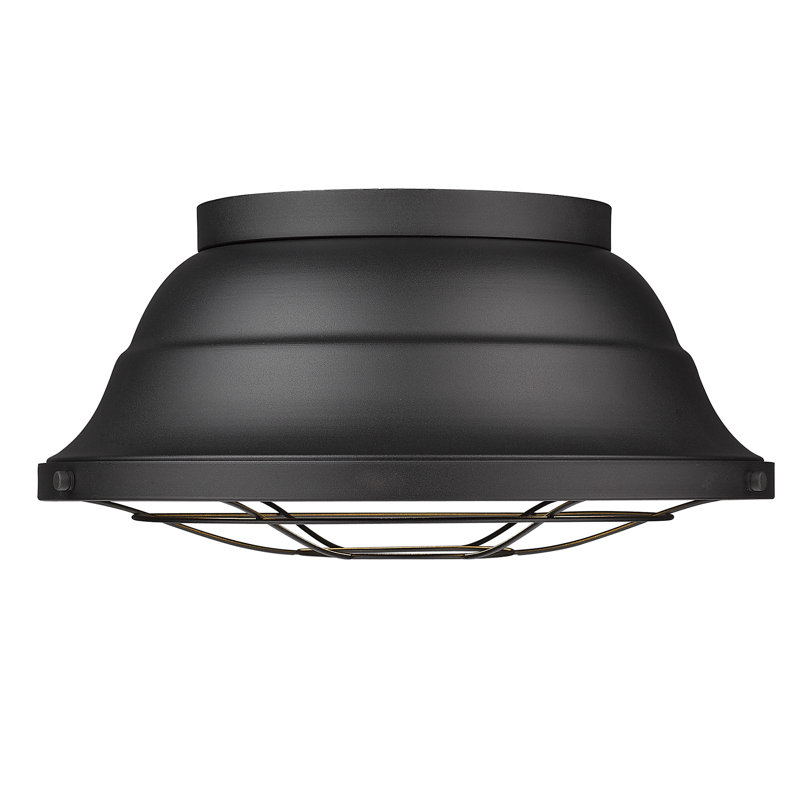 Plafonnier encastré 7,75 po Worthing, Noir naturel