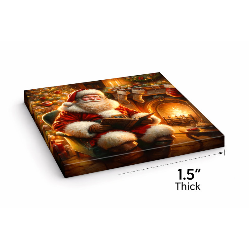 Sur toile, H 20 po x l 20 po x P 1,5 po