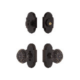 Nostalgic Warehouse Cottage Entry Set with Meadows Knob