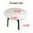 Round Extendable Dining Table