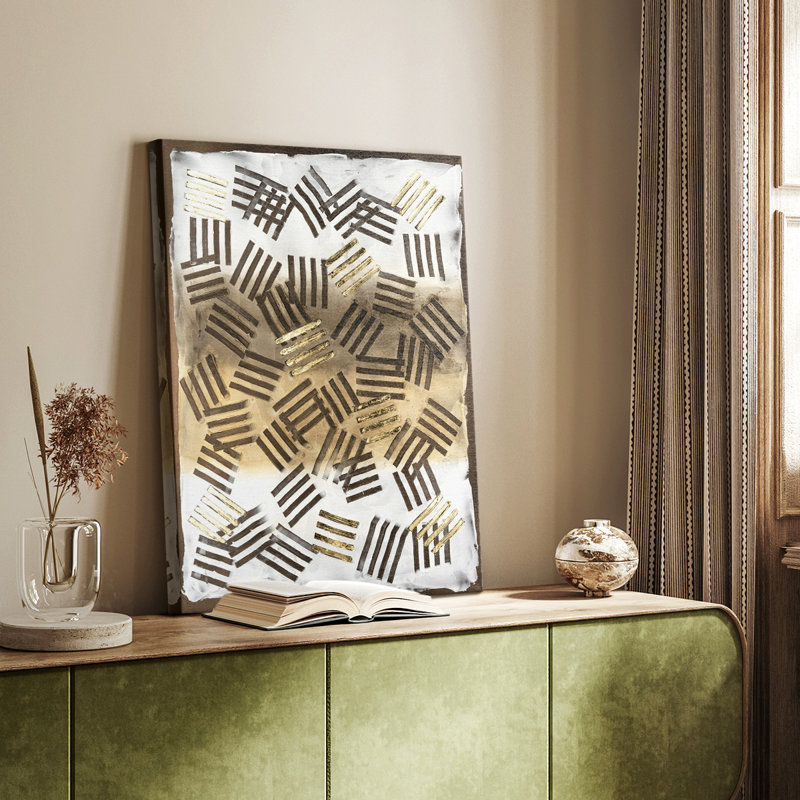 Raffia Palm II -Custom Wrapped Gallery Cavas