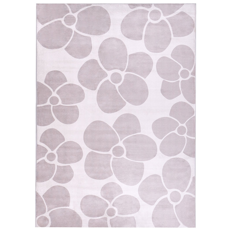 Floral Area Rug, Rectangle 160 x 230 cm