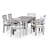 6 - Person Patio Dining Set with Rectangular Table