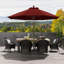 Parasol de patio en oléfine 9 pi 9 pi-681813161