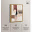 Impression sur toile Plaster Collage III par Art Remedy, cadre doré, 20 x 30-654509523-654509525