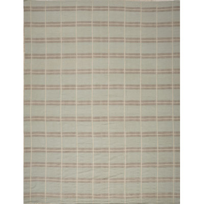 Geometric Area Rug in Gray