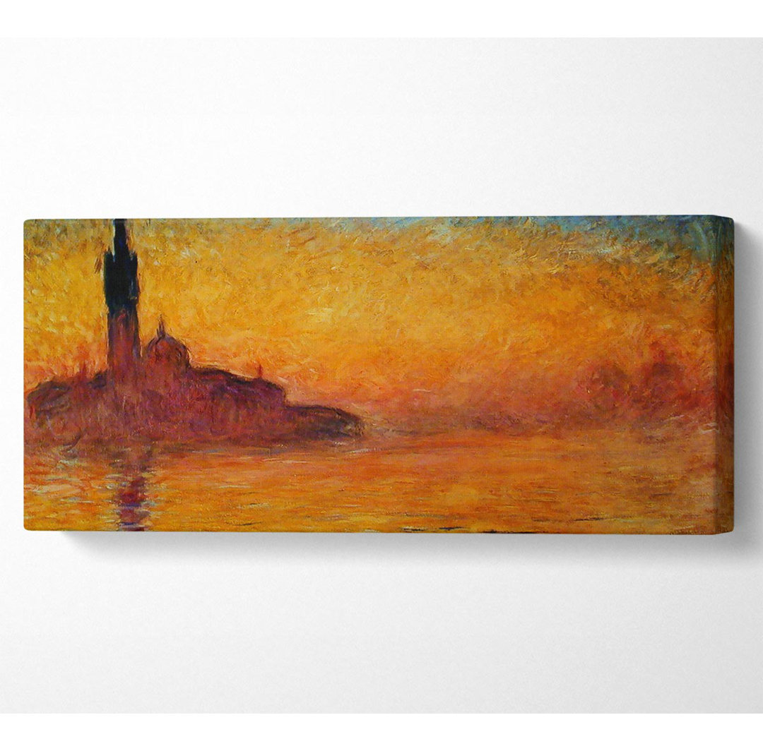 Monet Venedig in der Dämmerung - Kunstdrucke auf Leinwand