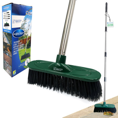 Adjustable Push Brooms with Replaceable Head