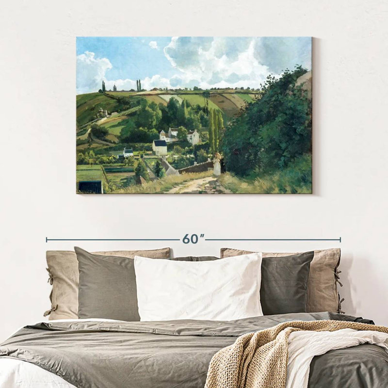 Alvord Jalais Hill Pontoise 1867, H 32 po x l 48 po