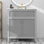 Ensemble de meuble-lavabo autoportant 30 po avec lavabo en céramique, armoire simple 30 po