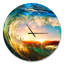 Horloge murale moderne colorée «Ocean Waves Falling Down»-984875763